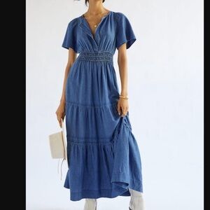 Maeve Somerset Dress in Denim